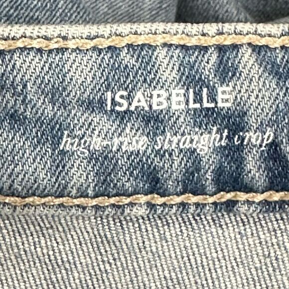 Adriano Goldschmeid Isabelle High Rise Straight Crop Jeans | Size 29 - Picture 7 of 9
